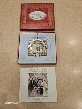 2007 THE WHITE HOUSE HISTORICAL ASSOCIATION CHRISTMAS HOLIDAY ANNUAL ORNAMENT